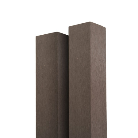 Столб для ограждений Экодекинг Топ 100x100х3000 Венге
